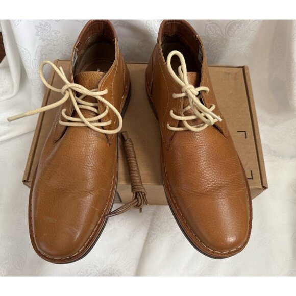Kenneth Cole Reaction Desert Sun Men’s Leather Chukka Boots Sz 10 M Brown NEW main image 6